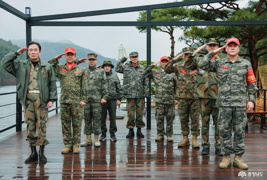 해병대전우회 서산지회 9인
