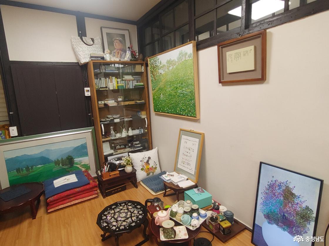 나태주 시화 액자와 작품들
