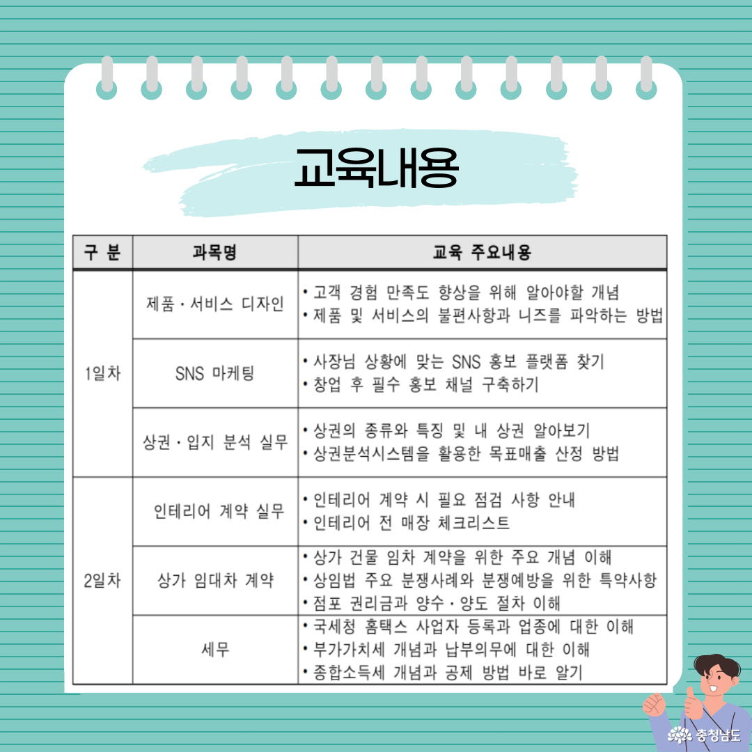 동네창업학교 교육생 모집