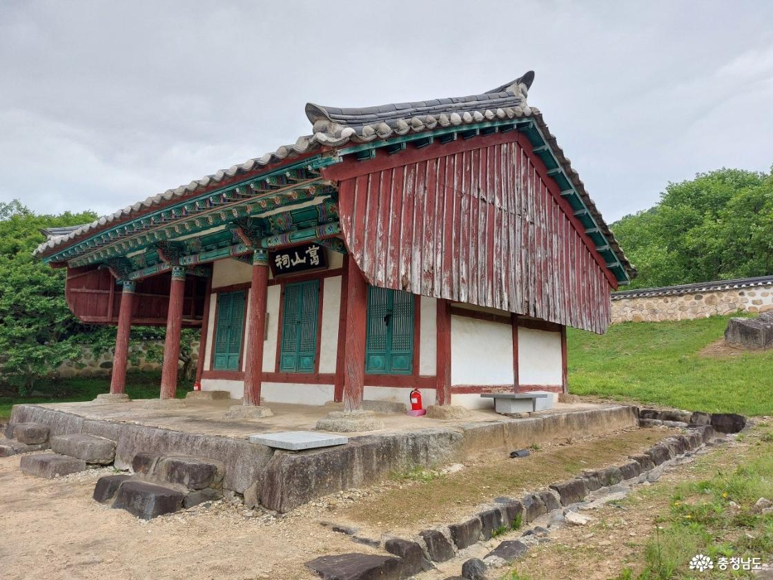 위패가 모셔진 갈산사