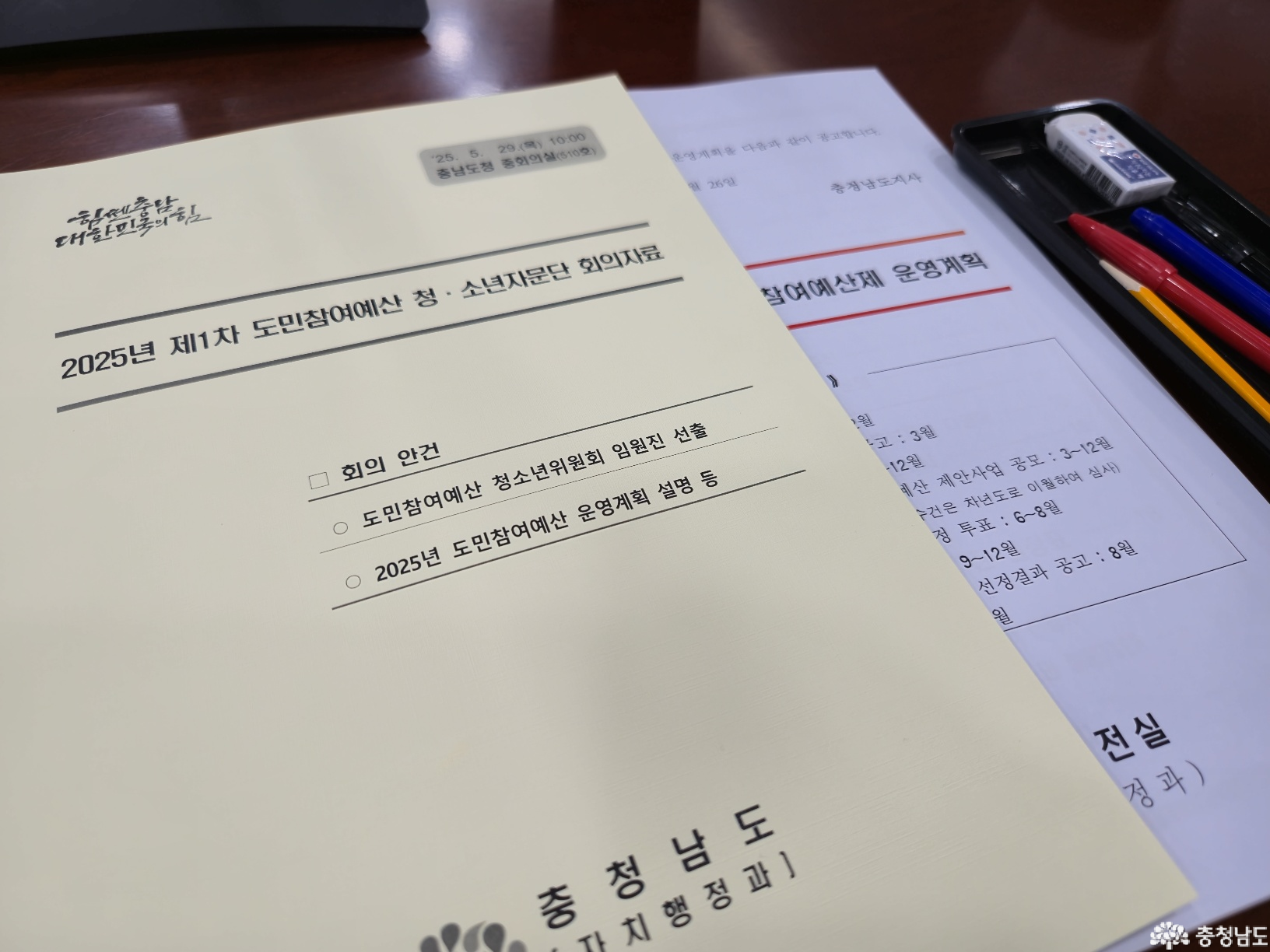 2025년 제1차 도민참여예산 청·소년자문단