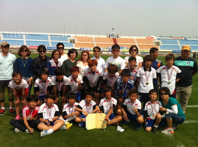 2013전국생활체육대축전 스마트아산 유소년클럽 준우승