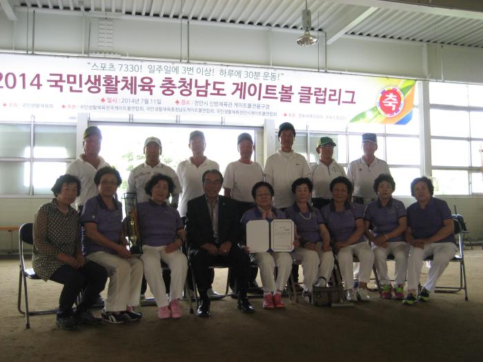 2014 충남도 게이트볼 클럽리그 대회 1