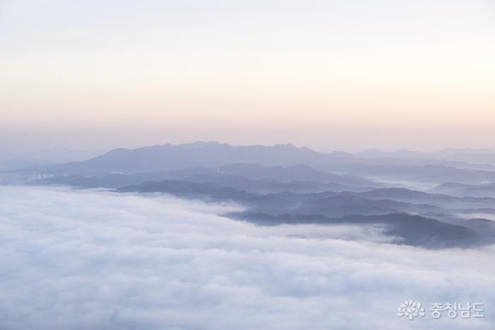 예산봉수산에서바라본아침풍경 4
