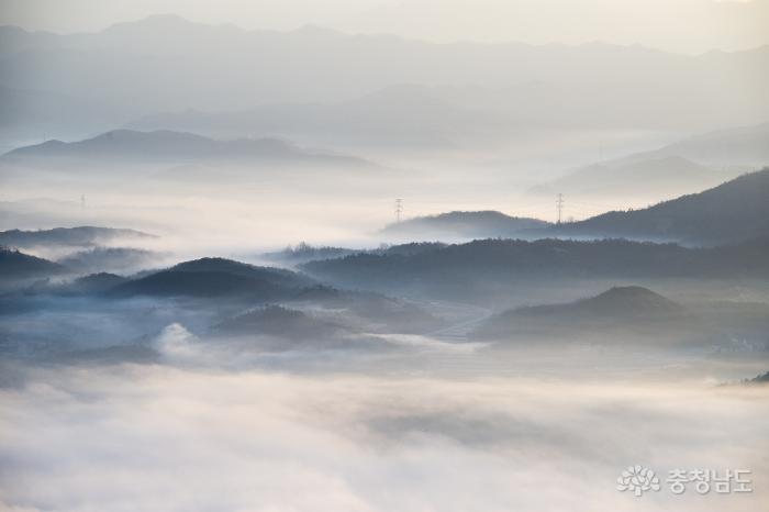 예산봉수산에서바라본아침풍경 11