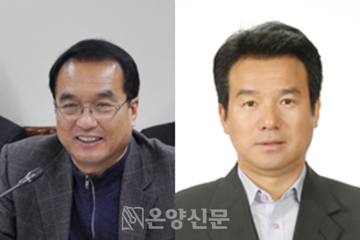 좌) 국형섭 아산시의회 사무국장, 우) 국승섭 아산시 온양4동장