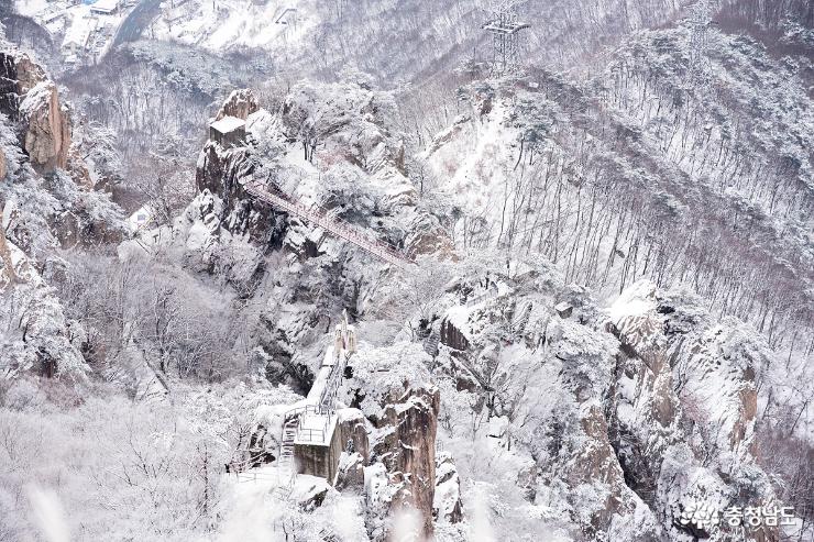 눈꽃 핀 대둔산,  겨울 왕국 되다 사진