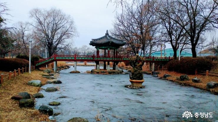 천안삼거리공원 겨울 아침산책 사진