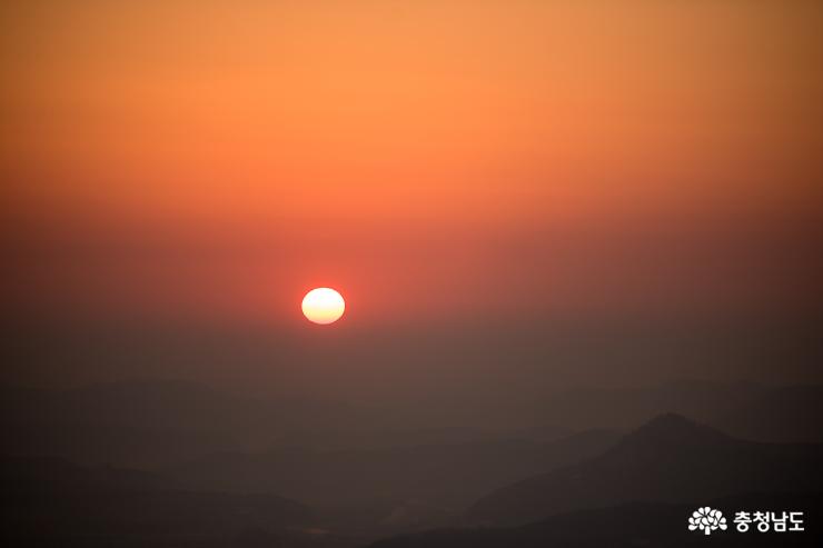 천안 취암산의 아침 사진
