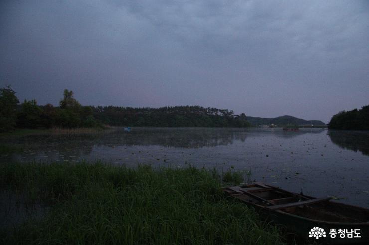 마룡저수지의 아침 풍경1 (아침 7시보다 조금 이른 시간)