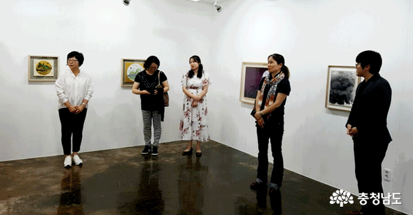 공주 최초 갤러리 이미정갤러리서 제35회 한길한국화협회전 개최 사진