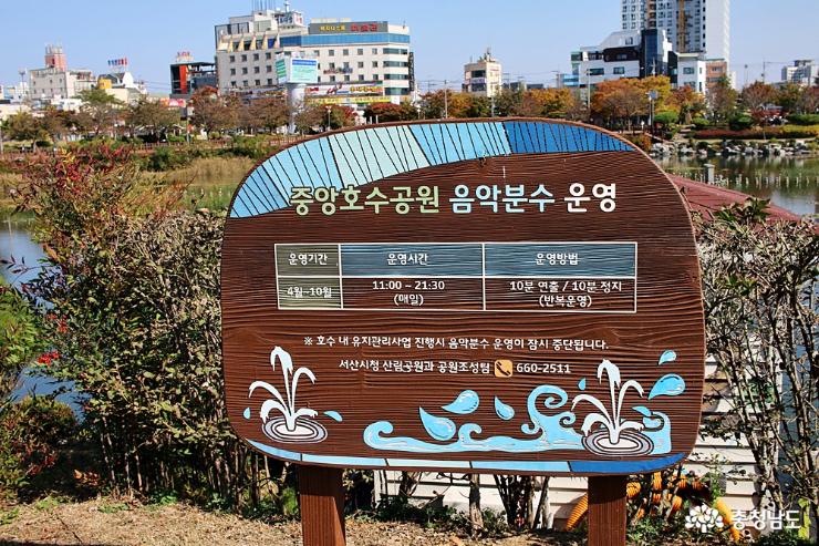 서산시민들의휴식처중앙호수공원 4