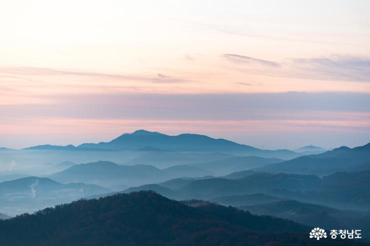 마치 지리산에 오른듯… 천안 취암산의 아침 사진