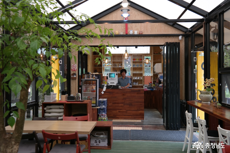 계룡산 글램핑 커피숍