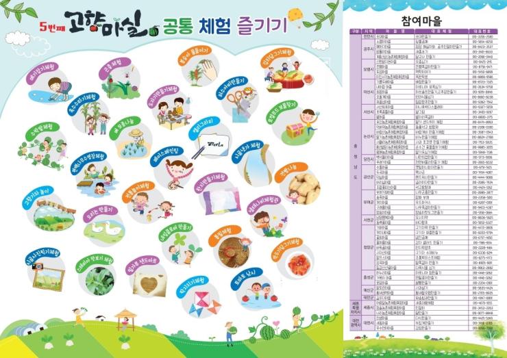 농촌의 맛·정 깃든 고향마실로 오세요 1