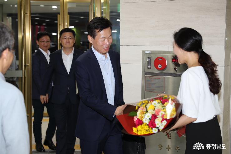 나소열 제13대 정무부지사 취임 4