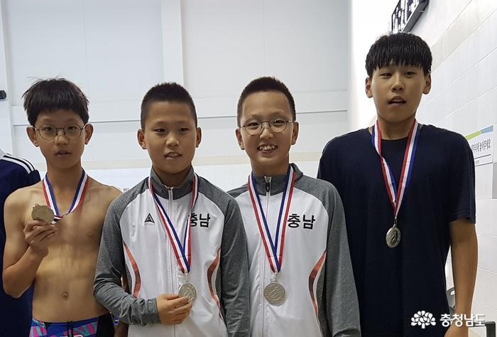 천안시 수영선수단, 각종 수영대회서 큰 성과