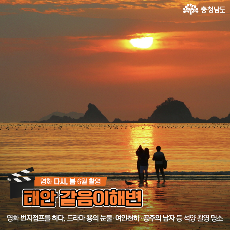 태안 갈음이해변 - 영화 ‘다시, 봄’ 6월 촬영