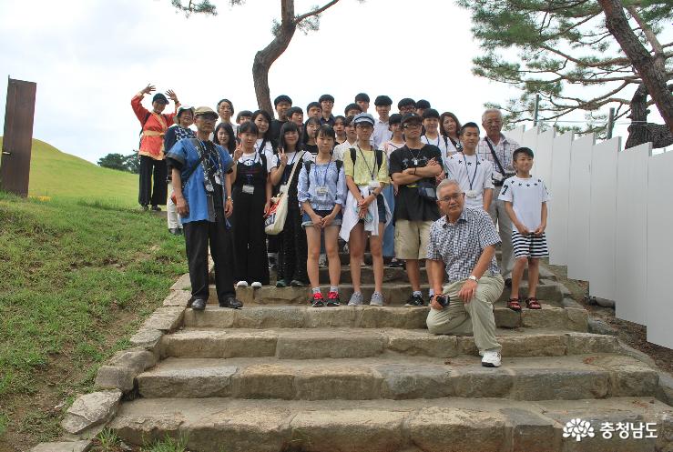 2018년 공주시를 방문한 카라츠 일본과 한국의 무령왕국제네트워크 회원들
