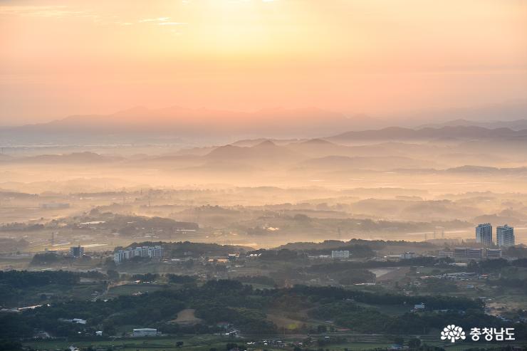 홍성의진산백월산의아침풍경 5