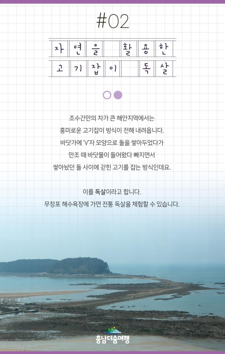충남더숨여행-보령 무창포해수욕장 고기잡이 독살