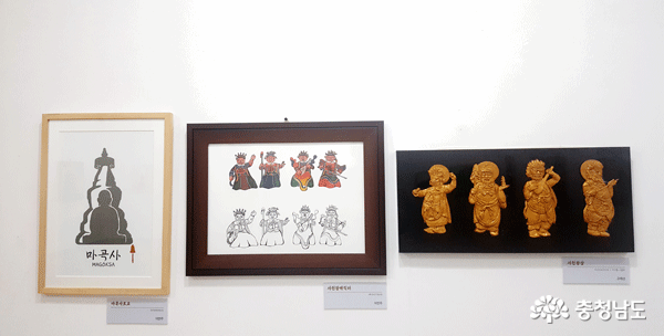 ‘마곡사의 향기展Ⅱ'를 7월 30일까지 공주최초 갤러리인 이미정갤러리에서 연장전시 하고 있다.