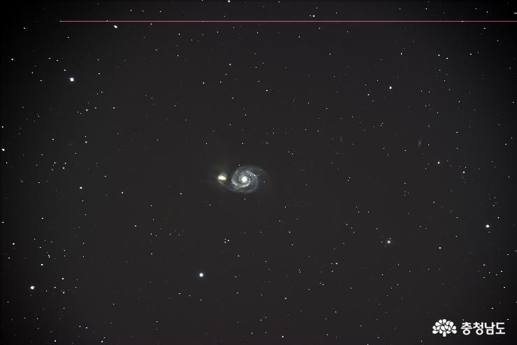 칠갑산천문대에서 촬영한 소용돌이 은하