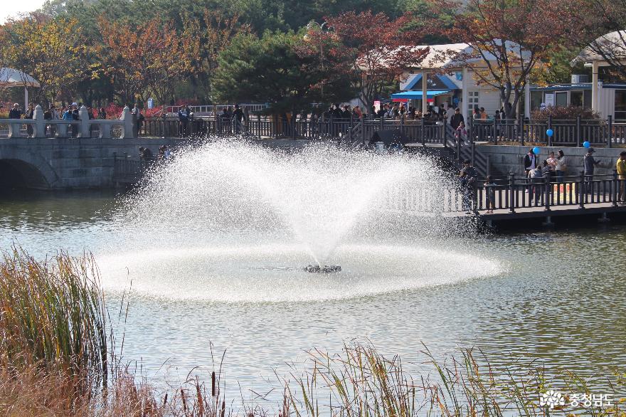 분수도 멋지게 춤을 추네요
