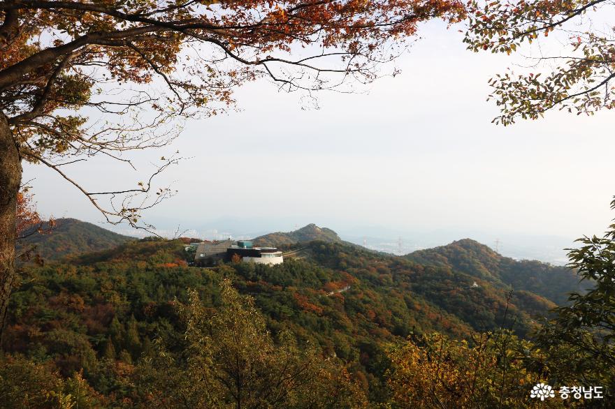 오색빛깔 가을 단풍과 해질녁 노을풍경이 예쁜 영인산 9