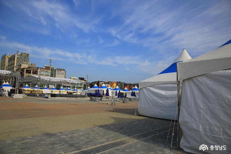 보령 2경 대천해수욕장 지역 특산물을 활용한 '김축제' 사진