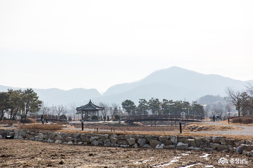 자연경관이 수려한 아산 신정호의 겨울 사진