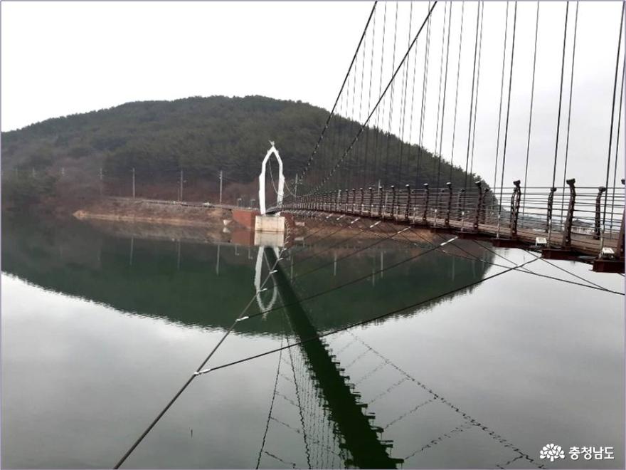 부여에 멋진 출렁다리가 있어요 사진