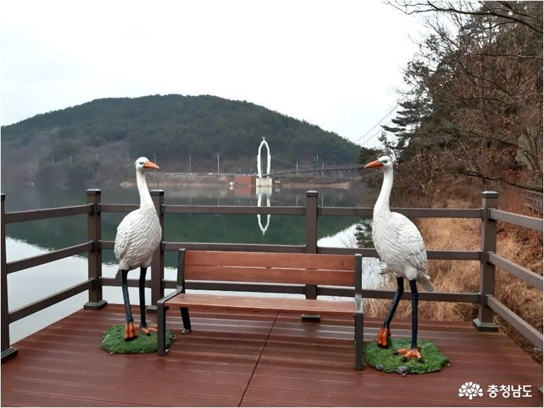 부여에 멋진 출렁다리가 있어요 사진