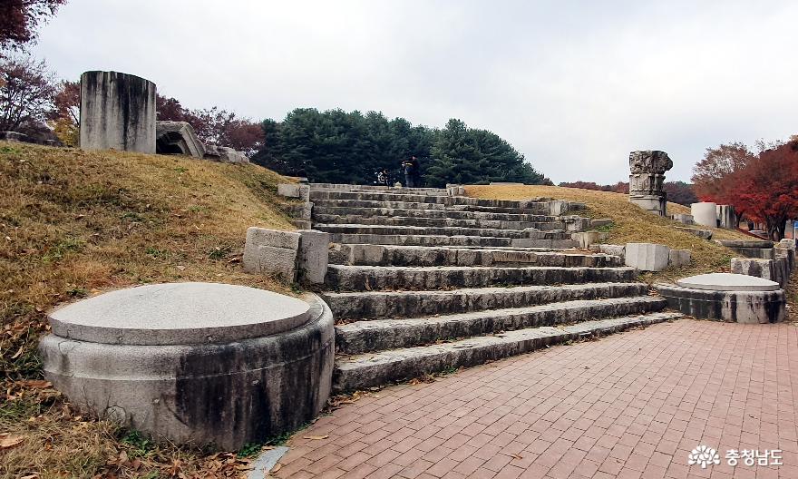 독립기념관 조선총독부 철거부재 전시공원 입구.