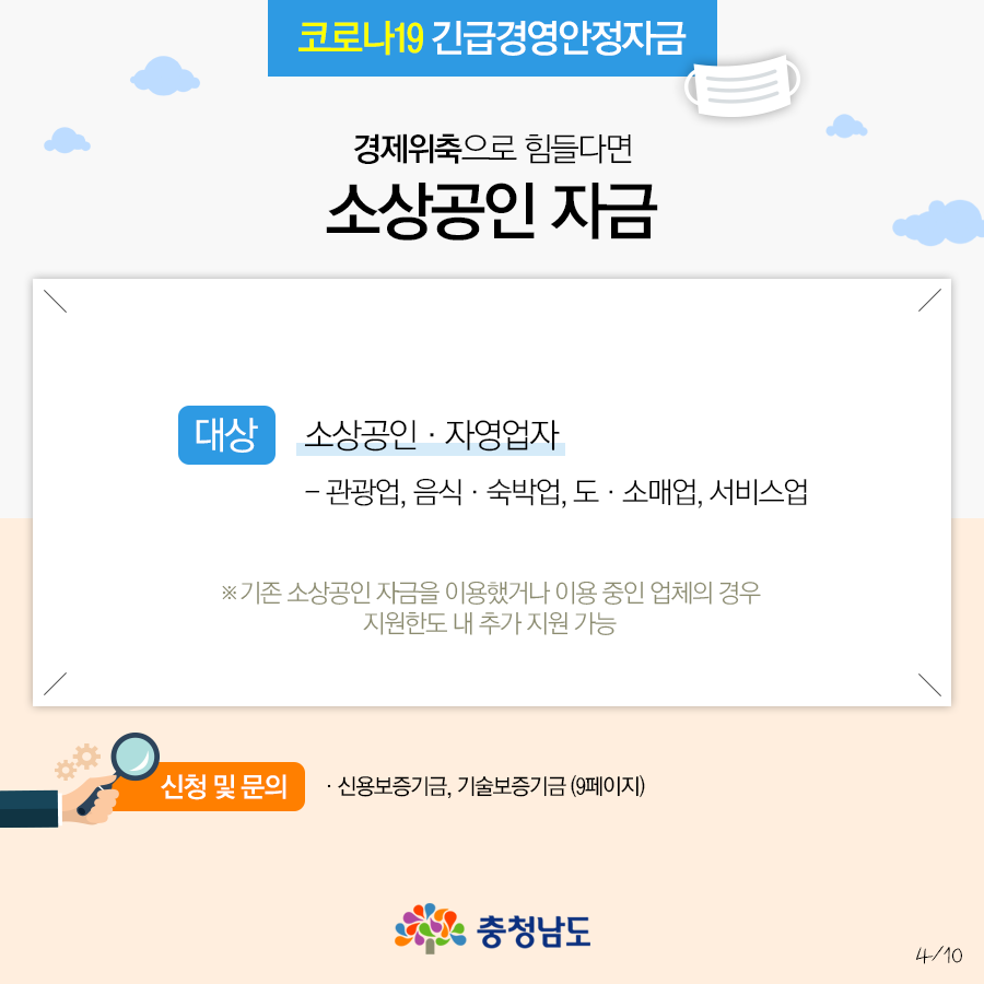 관광업, 음식·숙박업, 도·소매업, 서비스업