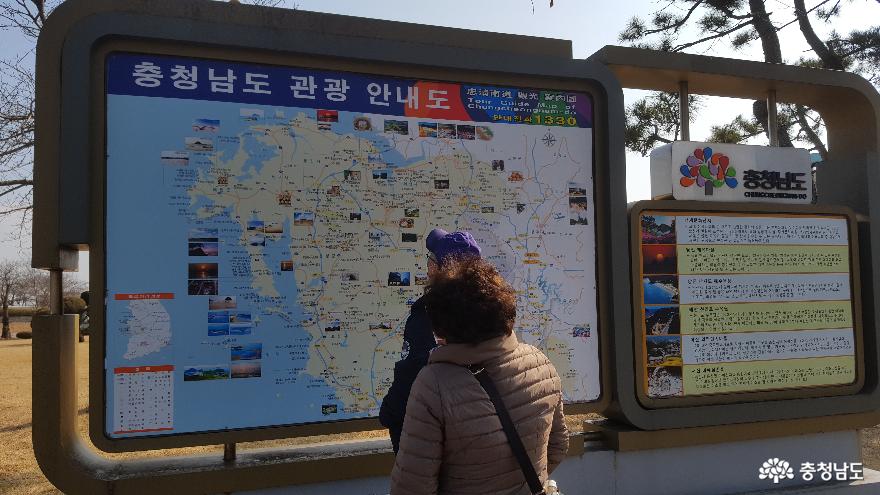 충청남도 당진시주변 관광안내도