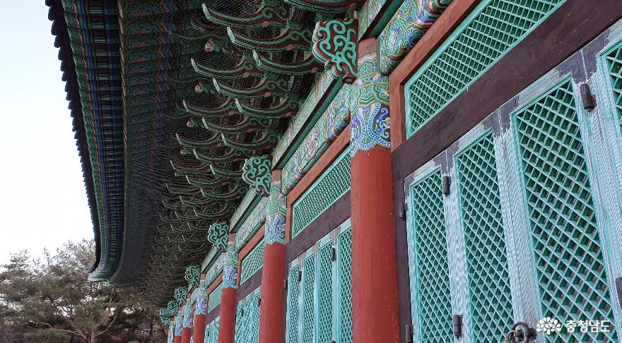 한국고건축박물관 1전시관 2층  단청. 