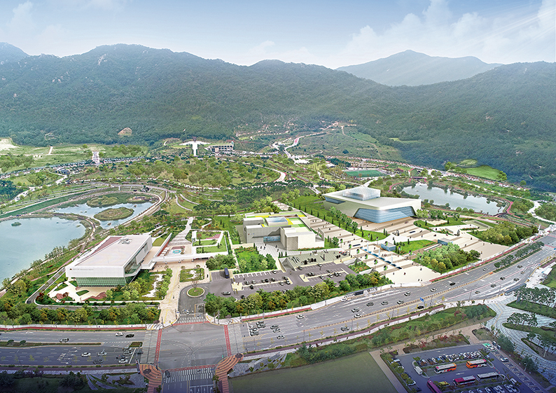충남도립미술관 건립 조감도