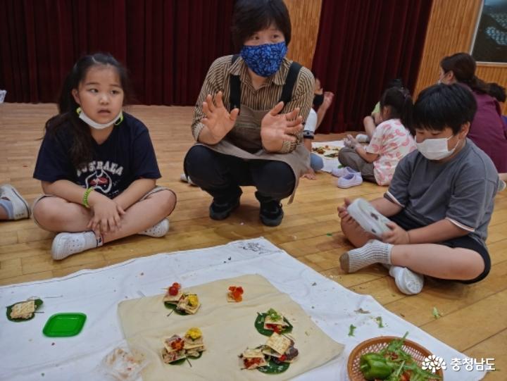 직접가꾼텃밭식물로크래커샌드위치를만들었어요 8