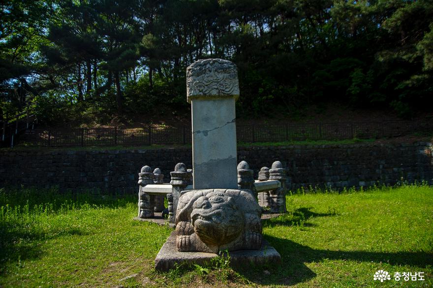 이성계의 태가 묻혀 있는 금산 태조대왕태실 사진