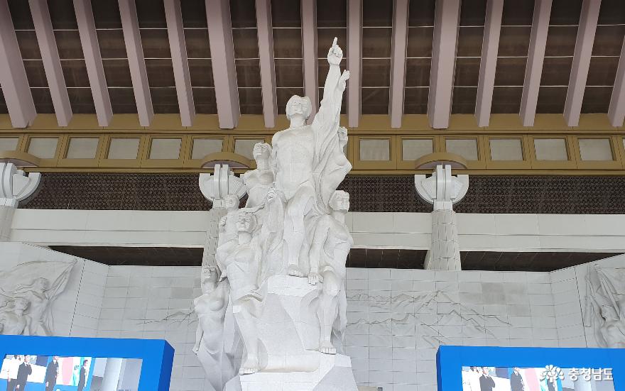 제75주년 광복절기념식이 열린 독립기념관 겨례의집 2.