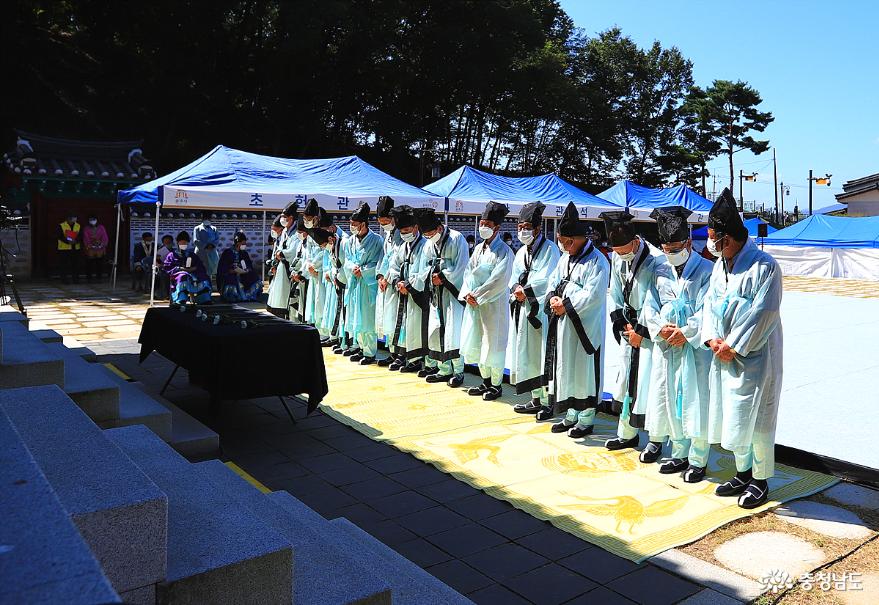 백제문화제 5대왕 추모제 현장스케치 사진
