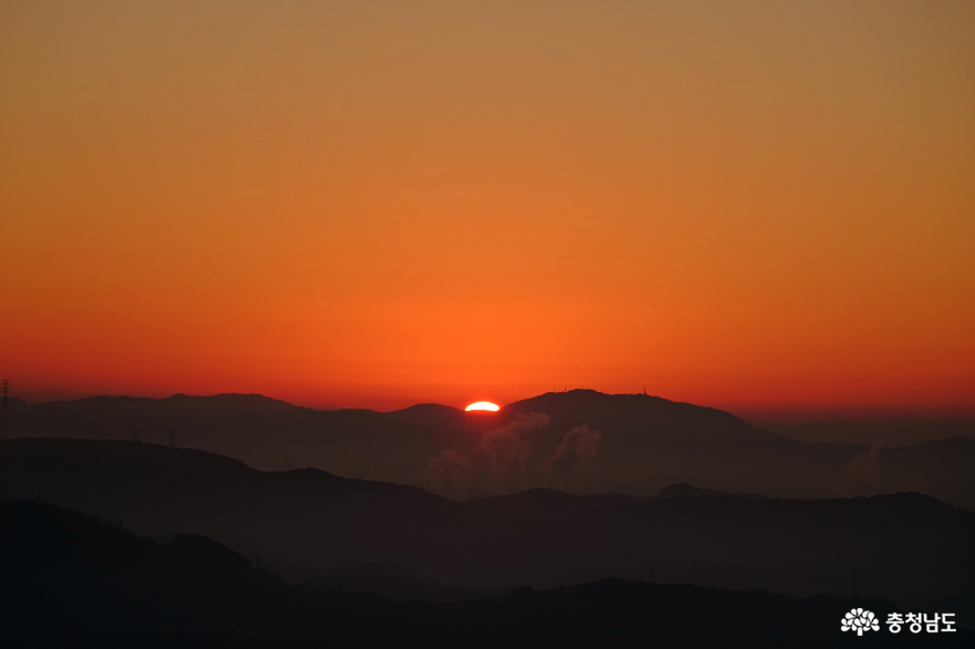 차분함이 필요할 때 떠나요, 영인산 해맞이 사진