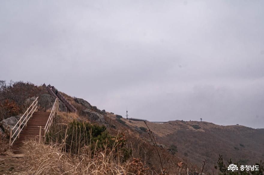 1600개 계단을 오르면 만날 수 있는 홍성의 겨울산, 오서산 사진