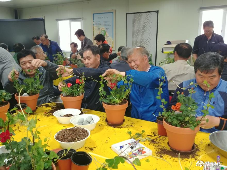 천안시농업기술센터, 노년층 대상 원예활동프로그램 모집 사진