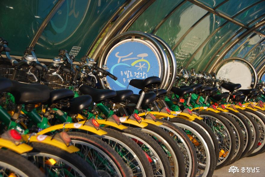 금강신관공원 자전거 대여소를 이용하세요.