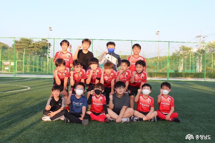 서천유소년축구클럽 선수들 