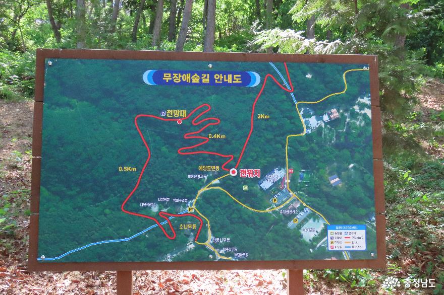 예산 봉수산 자연휴양림 무장애숲길 사진
