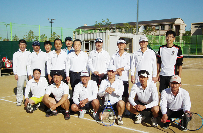 17년간 지속되고 있는 테니스 선교대회(사진은 2011년 대회 모습)