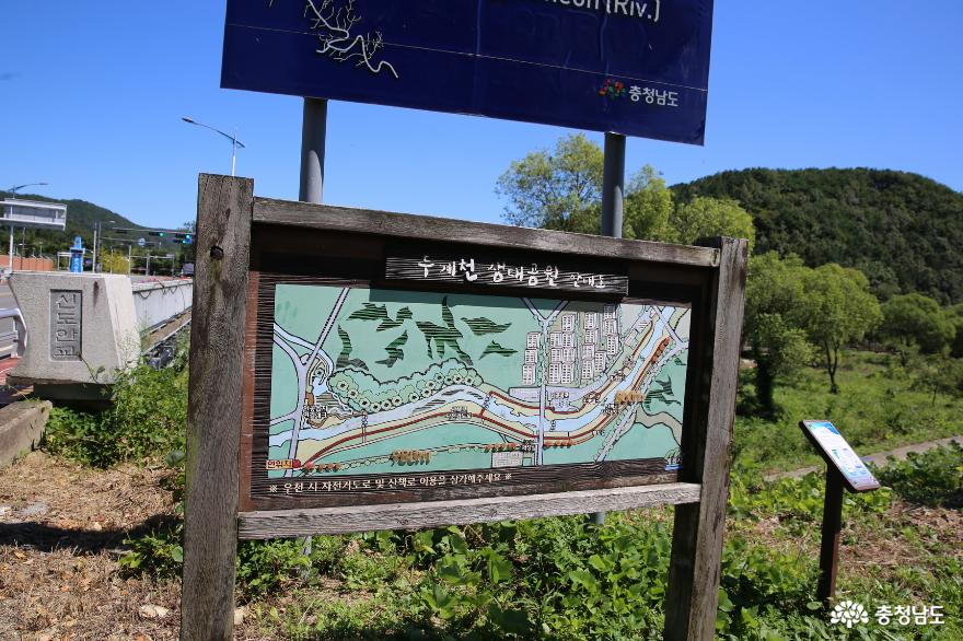 계룡세계군문화엑스포가열리는곳앞의두계천생태공원 2